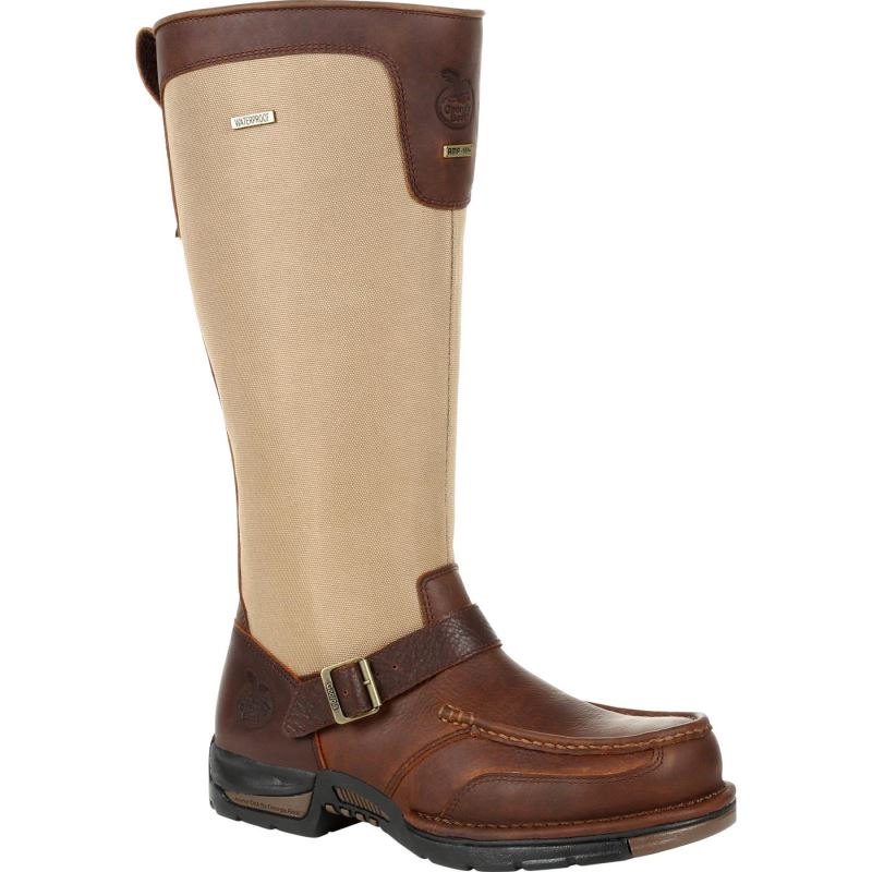 Georgia Boot Athens Waterproof Snake Boot-Brown