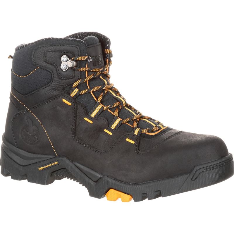 Georgia Boot Amplitude Waterproof Work Boot-Black