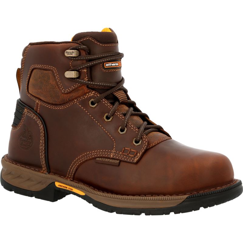 Georgia Boot Athens 360 Waterproof Work Boot-Brown