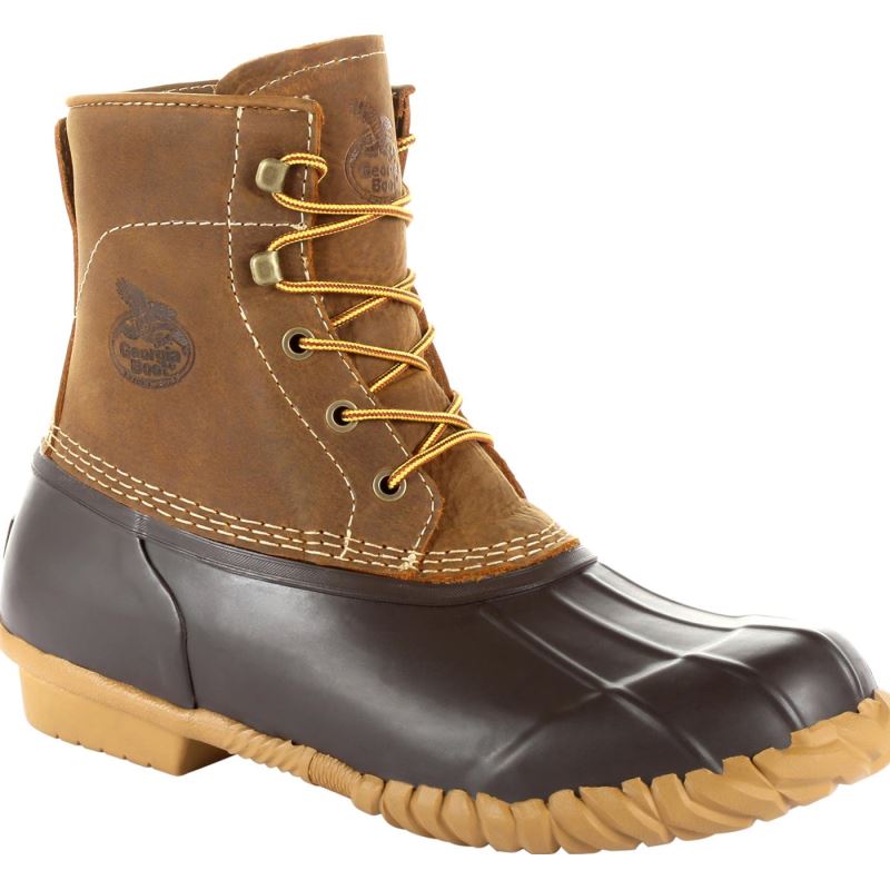 Georgia Boot Marshland Unisex Alloy Toe Duck Boot-Brown