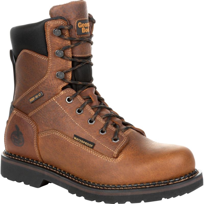 Georgia Giant Revamp Waterproof Work Boot-Brown