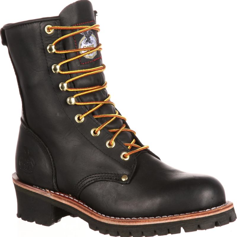 Georgia Boot Logger Work Boot-Black