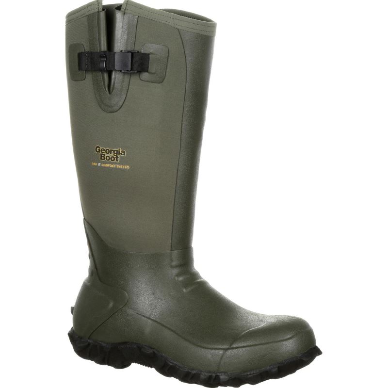 Georgia Boot Waterproof Rubber Boot-Green