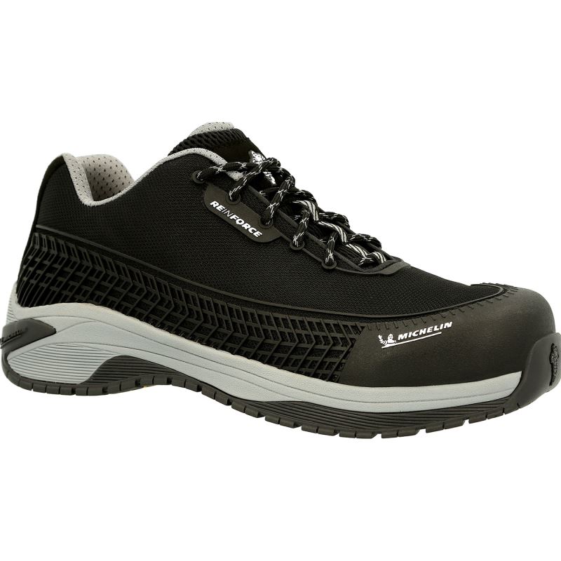 MICHELIN Latitude Tour Alloy Toe Athletic Work Shoe-Black Grey