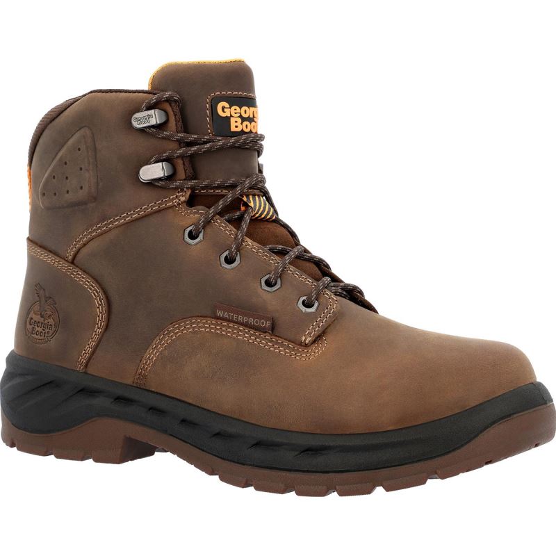 Georgia Boot OT Waterproof Work Boot-Brown