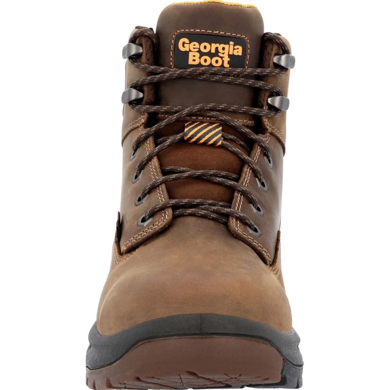 Georgia Boot OT Waterproof Work Boot-Brown