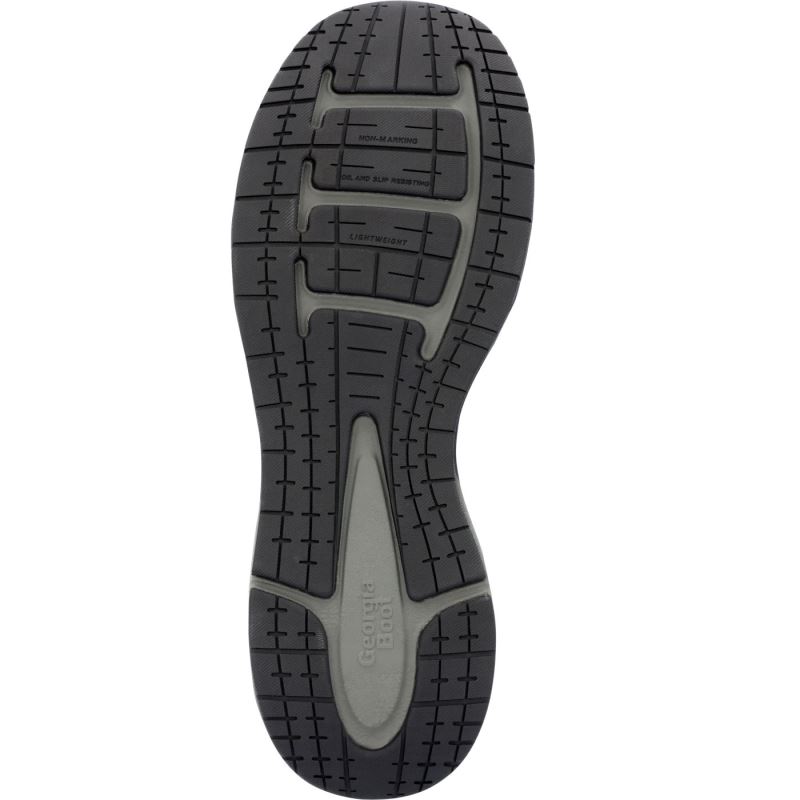 Georgia Boot DuraBlend Sport Composite Toe Athletic Work Shoe-Black