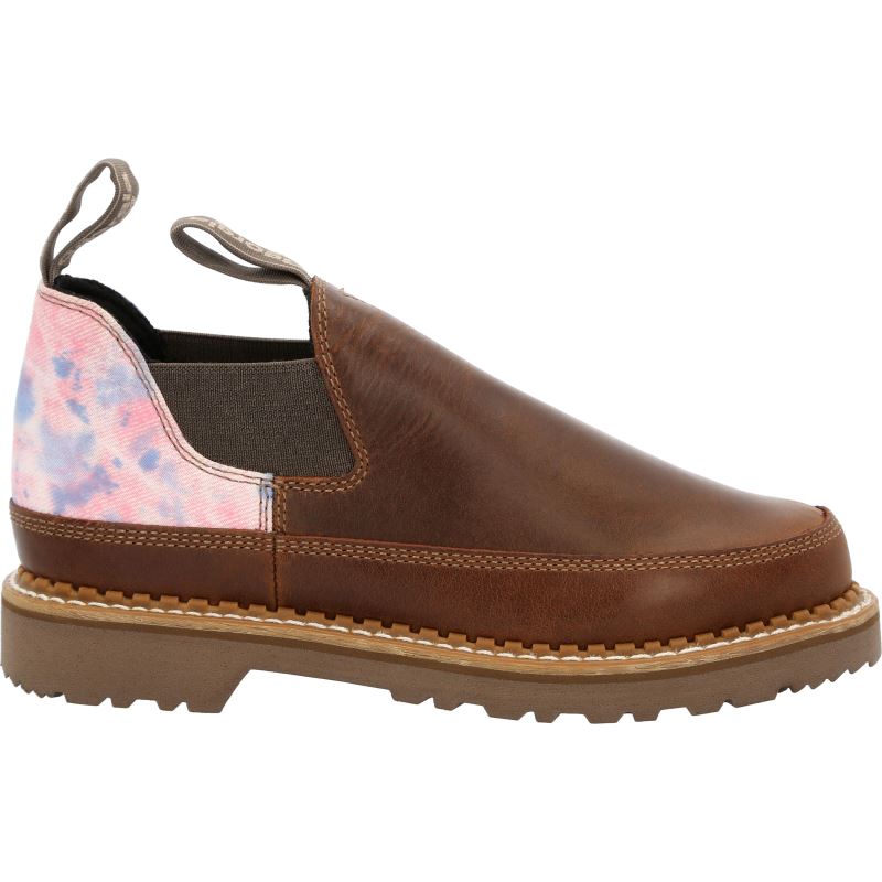 Georgia Boot Women's Brown and Cotton Candy Romeo Shoe-Brown