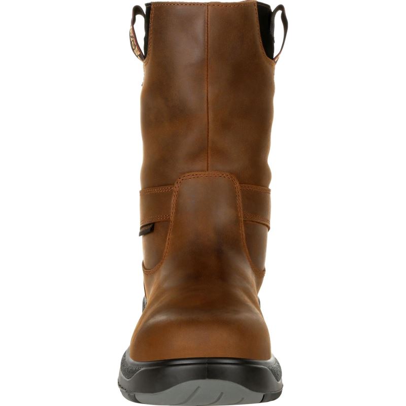 Georgia FLXpoint Waterproof Composite Toe Work Boots-Brown